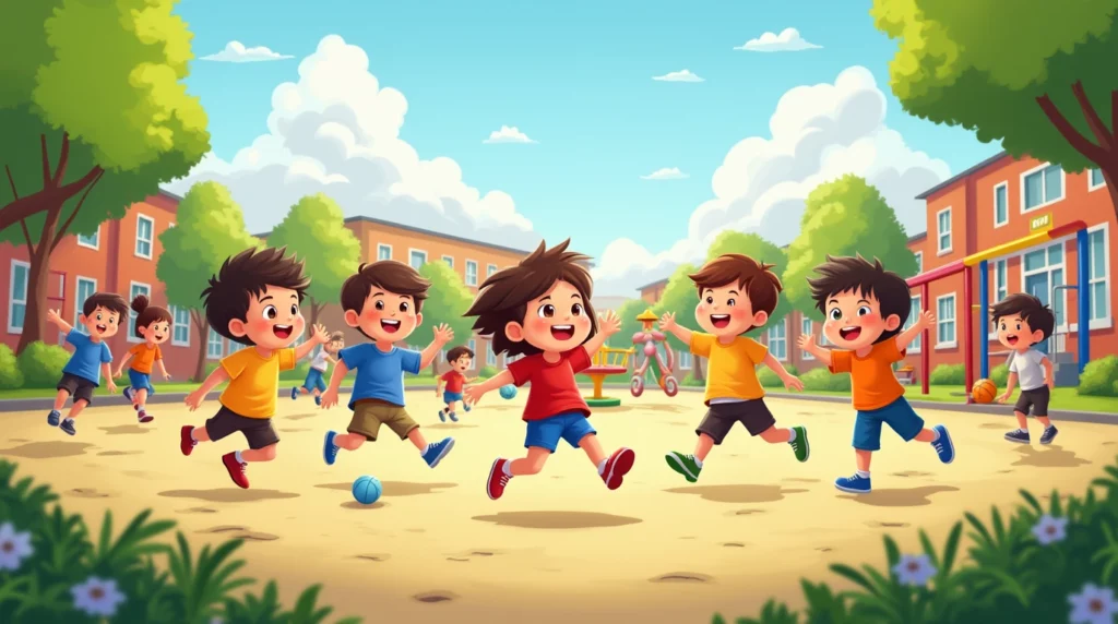 More than 40 school games for students, traditional and modern