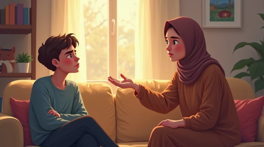 How to deal with my nervous adolescent son